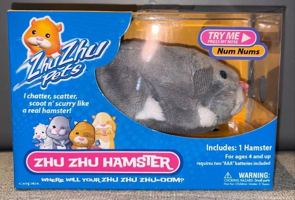 Cepia Zhu Zhu Pets toy hamster named "Num Nums"